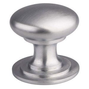 CARLISLE BRASSĀ® Victorian Cupboard Knob 42mm - Satin Chrome