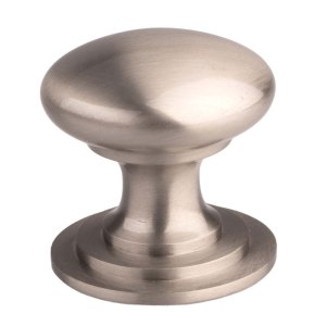 CARLISLE BRASSĀ® Victorian Cupboard Knob 32mm Effect - Stainless Steel Effect
