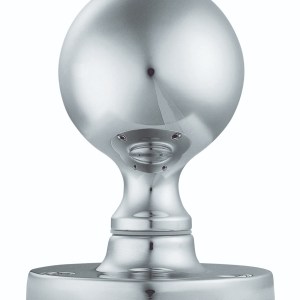 CARLISLE BRASSĀ® Victorian Ball Mortice Knob - Polished Chrome - 61mm