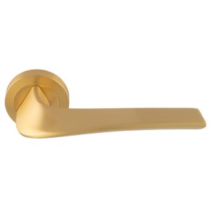 MANITALĀ® Manital Master lever on round rose - Satin Brass
