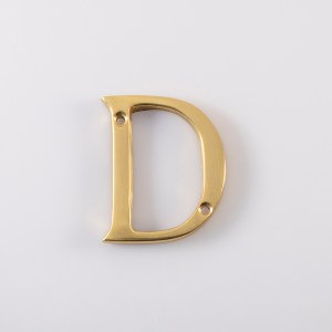 CARLISLE BRASSĀ® Letter D - Polished Brass - 53mm