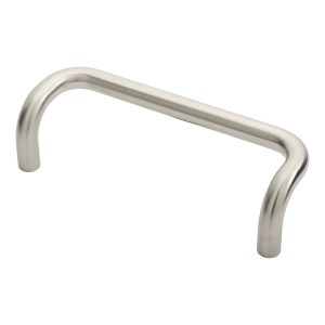 EUROSPECĀ® 19mm Cranked Pull Handle 225mm Centres - Satin Stainless Steel