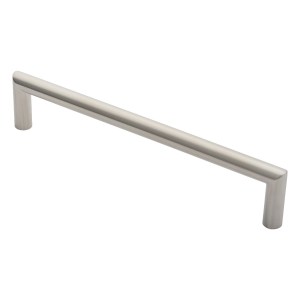 EUROSPEC® 19mm Mitred Pull Handle 300mm Centres - Satin Stainless Steel