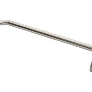 EUROSPEC® 30mm Cranked Pull Handle 600mm Centres - Satin Stainless Steel