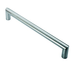 EUROSPEC® 30mm Mitred Pull Handle 450mm Centres - Satin Stainless Steel