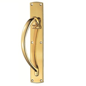 CARLISLE BRASSĀ® Large Pull Handle L/H - Polished Brass - 457mm x 76mm