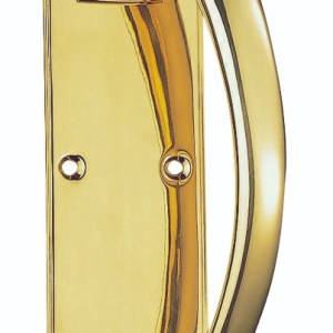 CARLISLE BRASSĀ® Engraved Large Pull Handle R/H - Polished Brass - 457mm x 76mm