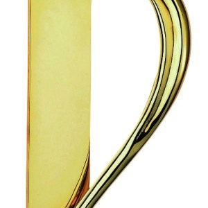 CARLISLE BRASSĀ® Laurin Pull Handle R/H - Polished Brass - 375mm x 45mm