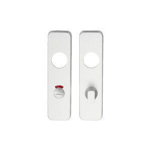 EUROSPECĀ® Safety Lever Bathroom Covers - Satin Aluminium - 57mm c/c