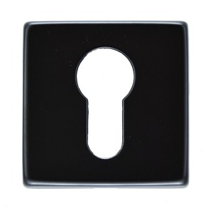 MANITALĀ® Square Euro Profile Escutcheon - Black