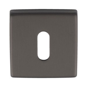 MANITALĀ® Manital Square Standard Key Escutcheon - Anthracite