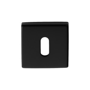 MANITALĀ® Square Standard Key Escutcheon - Black