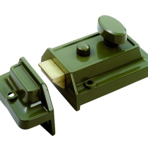 EUROSPEC® Traditional Rim Cylinder Nightlatch - Green - 60mm