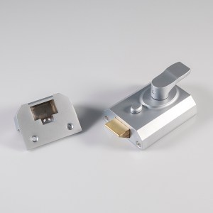 EUROSPEC® Deadlocking Rim Cylinder Nightlatch 60mm - Satin Chrome