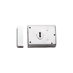 EUROSPEC® Traditional Rim Deadlock - Satin Chrome - 4x3"