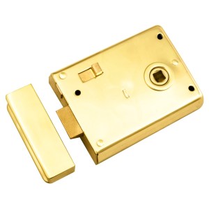 EUROSPEC® Traditional Rim Latch - Polished Brass - 4x3"