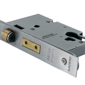 EUROSPECĀ® Easi-T Roller Bolt Euro Profile Deadlock - Satin Stainless Steel - 76mm