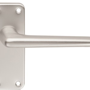 EUROSPECĀ® Aluminium Lever on Latch Backplate - Satin Aluminium - 102mm x 41mm