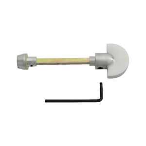 CARLISLE BRASSĀ® Spare Turn and Release Long Version - Satin Chrome - 4.9 x 80mm