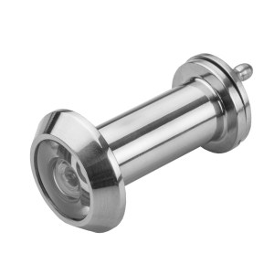 EUROSPECĀ® Door Viewer 180 degree with crystal lens - Polished Stainless Steel - 180 degree