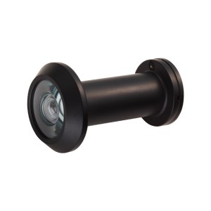 EUROSPECĀ® Door Viewer 180 degree with crystal lens - Black - 180 degree