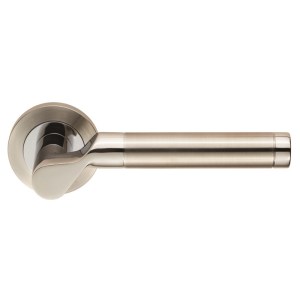 EUROSPECĀ® Steelworx SWL Lucerna Lever on Rose - Polished Stainless Steel/Satin Stainless Steel