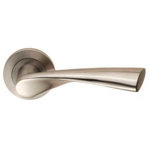 EUROSPECĀ® Steelworx SWL Breeze Lever on Rose - Satin Stainless Steel