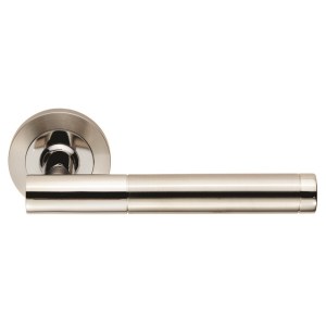 EUROSPEC® Steelworx SWL Philadelphia Lever on Rose - Polished Stainless Steel/Satin Stainless Steel