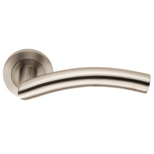 EUROSPECĀ® Steelworx SWL Dresda Lever on Rose - Satin Stainless Steel