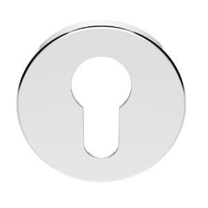 SEROZZETTAĀ® Serozzetta Euro Profile Escutcheon - Polished Chrome - 52mm dia.
