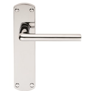 SEROZZETTAĀ® Serozzetta Uno Lever on Latch Backplate - Polished Chrome - 42mm x 170mm