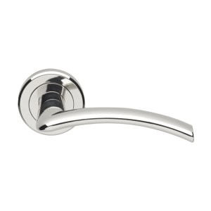 SEROZZETTAĀ® Serozzetta Tres Lever on Round Rose - Polished Chrome - 52mm dia.