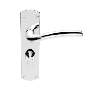 SEROZZETTAĀ® Serozzetta Cuatro Lever on WC Backplate - Polished Chrome - 42mm x 170mm - 57mm c/c