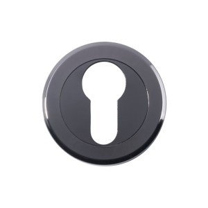 SEROZZETTAĀ® Serozzetta Euro Profile Escutcheon - Black Nickel - 52mm dia.