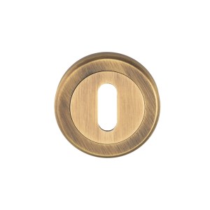 SEROZZETTAĀ® Serozzetta Standard Profile Escutcheon - Antique Brass