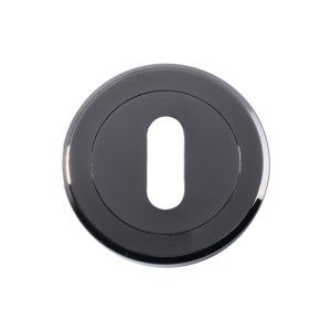 SEROZZETTAĀ® Serozzetta Standard Profile Escutcheon - Black Nickel - 52mm dia.