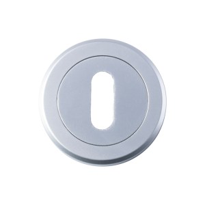SEROZZETTAĀ® Serozzetta Standard Profile Escutcheon - Satin Chrome - 52mm dia.