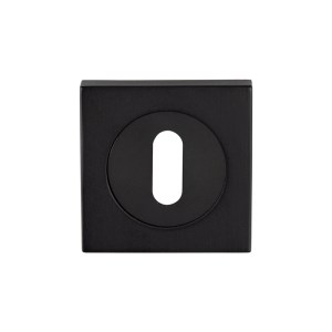 SEROZZETTAĀ® Serozzetta Square Standard Lock Escutcheon - Black