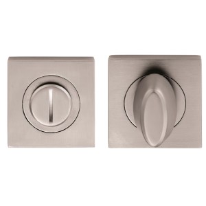 SEROZZETTAĀ® Serozzetta Square Turn and Release - Satin Chrome - 52mm dia.