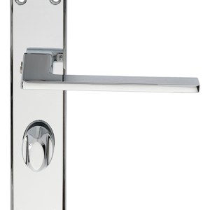 SEROZZETTAĀ® Serozzetta Zone Lever on WC Backplate - Polished Chrome - 180mm x 40mm