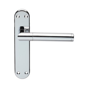 SEROZZETTAĀ® Serozzetta Scope Lever on Latch Backplate - Polished Chrome - 180 x 40mm