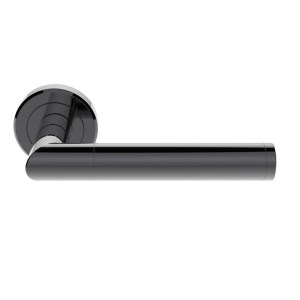 SEROZZETTAĀ® Serozzetta Trend Lever on Round Rose - Black Nickel - 50mm