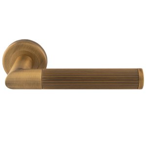 SEROZZETTAĀ® Serozzetta Trend Lines Lever On rose - Antique Brass