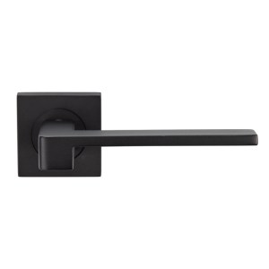 SEROZZETTA® Serozzetta Equi Lever on Square Rose - Black