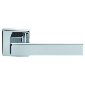 MANITAL® Techna Lever on Square Rose - Polished Chrome