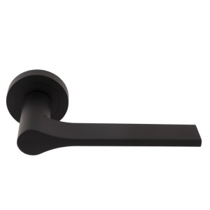 MANITALĀ® Manital Vela Lever on Round Rose - Black