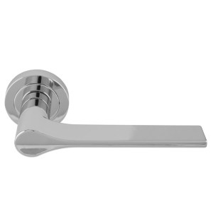 MANITALĀ® Manital Vela Lever on Round Rose - Polished Chrome
