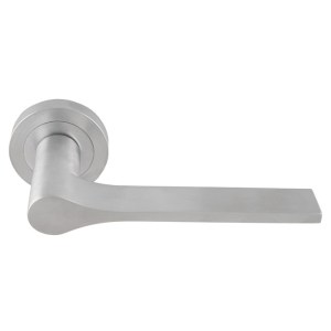 MANITALĀ® Manital Vela Lever on Round Rose - Satin Chrome