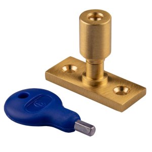 CARLISLE BRASSĀ® Locking Casement Stay Pin - Satin Brass