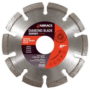 ABRACS® Mortar/Brick Raking Diamond Blade 125mm x 7mm x 22mm